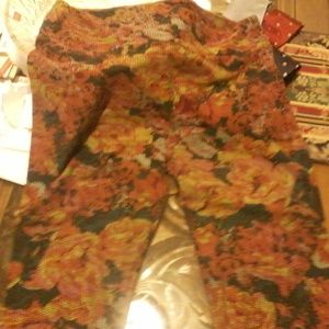 Lularoe Tall and Curvy Floral Yoga Pants
